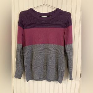 Market & Spruce Quintana Colorblock crewneck sweater XS
